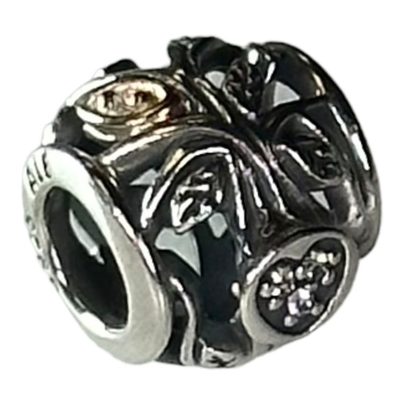Pandora Two Tone Family Tree Charm 791205CZ - Picture 1 of 2